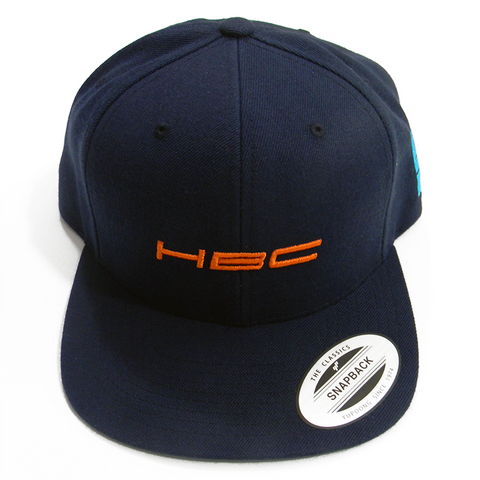 Orange HBC Navy Cap - Hashtag Board Co.