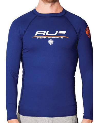 RU3 Navy Rash Guard - Hashtag Board Co.
