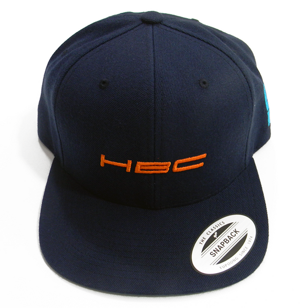 Orange HBC Navy Cap - Hashtag Board Co.
