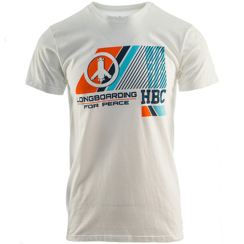 HBC L4P Modern White T-Shirt - Hashtag Board Co.
 - 1
